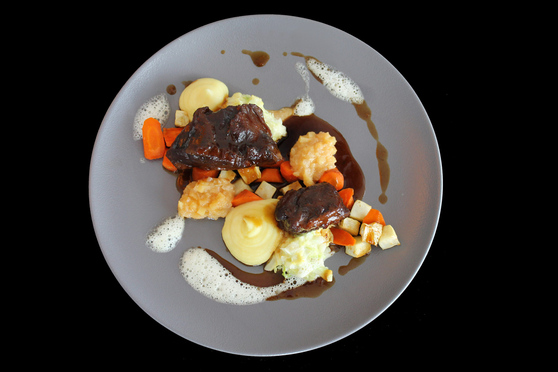 Geschmorte-Kalbsbacke Restaurant Friedrichs